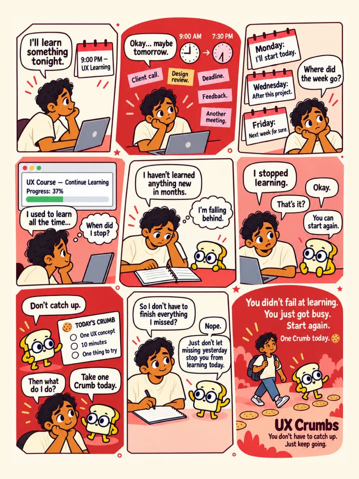 You didn’t fail at learning. You just got busy. Feature image