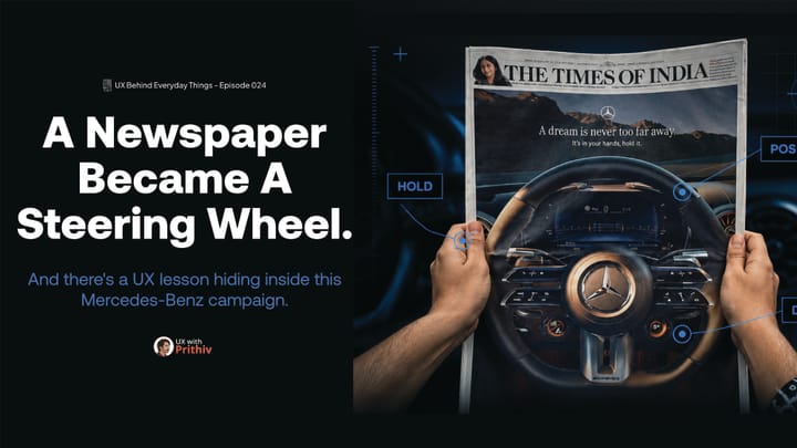A Newspaper Became a Steering Wheel Feature image